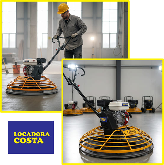 aluguel de acabadora de piso - bailarina