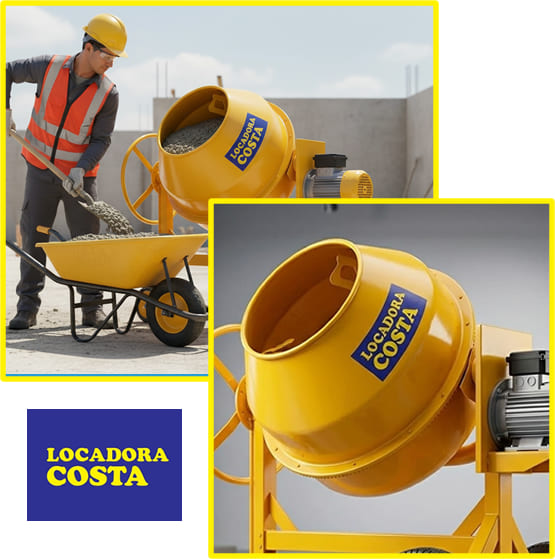 aluguel de betoneira para obras