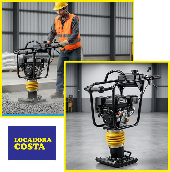 aluguel de compactador de solo para obras