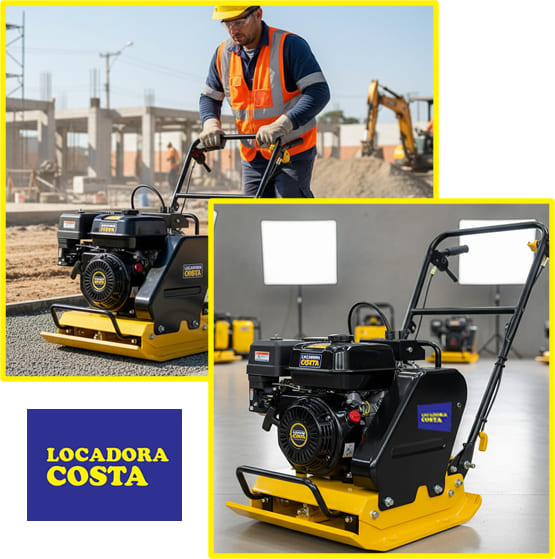 aluguel de placa vibratória pra obras