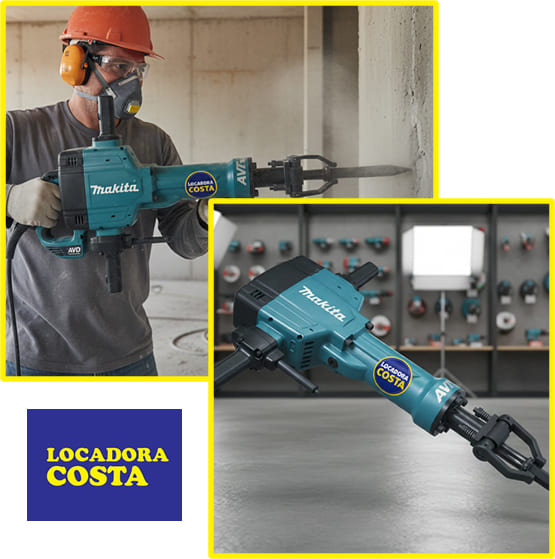 aluguel de martelete demolidor para obras