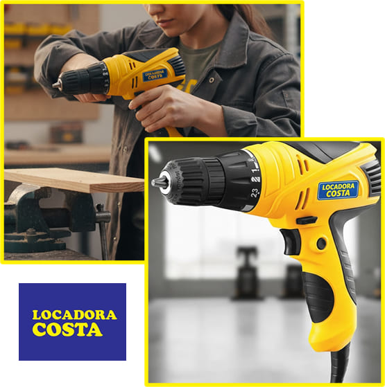 aluguel de parafusadeira para reformas e construção