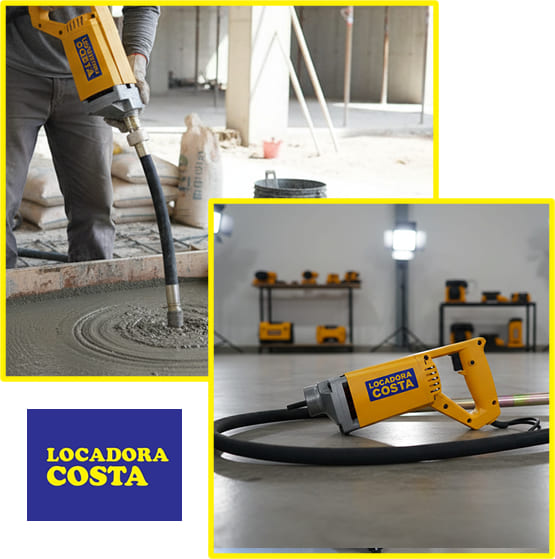aluguel de vibrador de concreto para obras